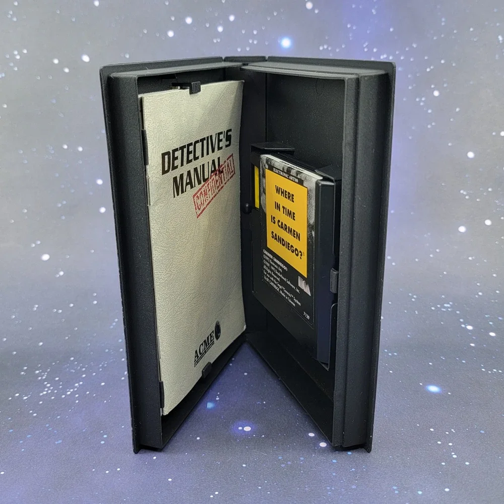 Where in Time is Carmen Sandiego Sega Genesis EA 1992 CIB Case Manual Cartridge